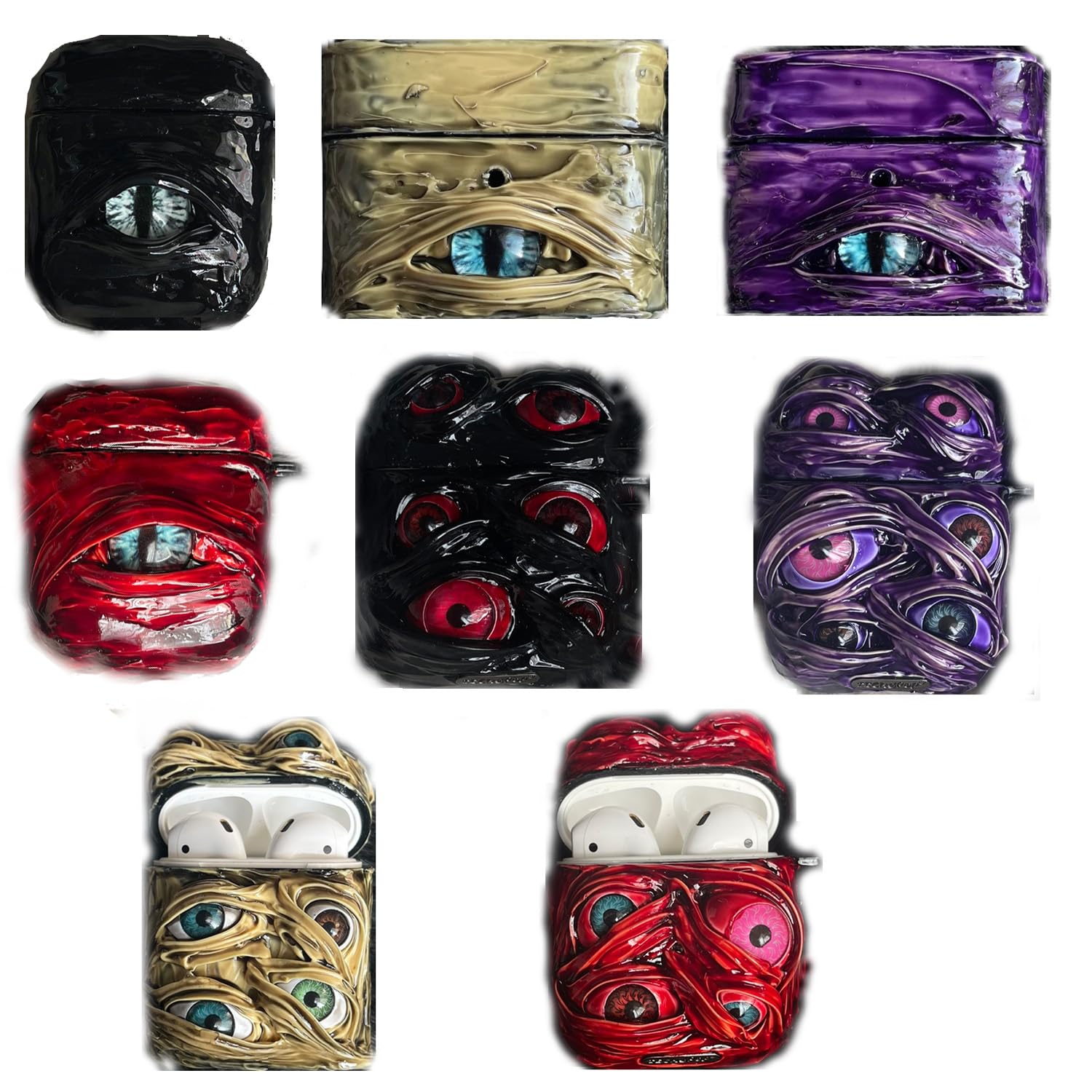 Amazon | ナルト 周辺 輪廻写輪眼 AirPodsケースカバー AirPods用